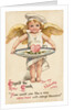 Cupid the Cook Postcard by Anonymous