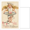 Cupid the Cook Postcard by Anonymous
