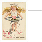 Cupid the Cook Postcard by Anonymous