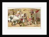 Postcard of Toys Waking a Little Girl by Pauli Ebner