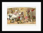 Postcard of Toys Waking a Little Girl by Pauli Ebner