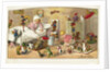 Postcard of Toys Waking a Little Girl by Pauli Ebner