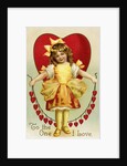 To the One I Love Postcard by Anonymous