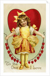 To the One I Love Postcard by Anonymous