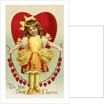 To the One I Love Postcard by Anonymous