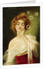 Postcard of Woman Blowing Bubbles by B. Zickendraht