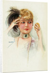 Postcard of a Young Woman by Lotte Usabal