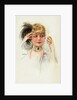 Postcard of a Young Woman by Lotte Usabal
