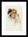 Postcard of a Young Woman by Lotte Usabal