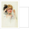 Postcard of a Young Woman by Lotte Usabal