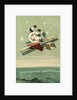 Postcard of Boys Dusting the Man on the Moon by Anonymous