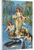 Postcard of Alaska-Yukon-Pacific Allegorical Painting by C.A. Holland
