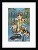 Postcard of Alaska-Yukon-Pacific Allegorical Painting by C.A. Holland