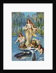 Postcard of Alaska-Yukon-Pacific Allegorical Painting by C.A. Holland
