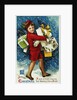 A Joyous Christmas. A Wish of Kindly Meaning and Greeting from a Friend Postcard by Ellen H. Clapsaddle