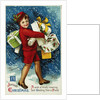 A Joyous Christmas. A Wish of Kindly Meaning and Greeting from a Friend Postcard by Ellen H. Clapsaddle