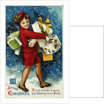 A Joyous Christmas. A Wish of Kindly Meaning and Greeting from a Friend Postcard by Ellen H. Clapsaddle