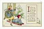 I'd Like to Share with You the Joys of Christmas Day, so I Send this Little Card on Its Merry Christmas Way Postcard by Anonymous