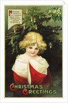 Christmas Greetings: May Every Goodly Gift Combine Your Christmas Hours to Bless Postcard by Anonymous