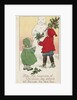 May the Happiness of Christmas Day Extend All Through the New Year Postcard by Anonymous