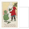 May the Happiness of Christmas Day Extend All Through the New Year Postcard by Anonymous