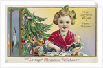 Loving Christmas Wishes: I Hope Your Family Will Have a Merry Christmas Postcard by Anonymous