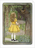 Book Illustration of Alice and the Cheshire Cat by M.L. Kirk