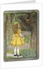 Book Illustration of Alice and the Cheshire Cat by M.L. Kirk