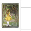 Book Illustration of Alice and the Cheshire Cat by M.L. Kirk