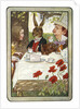 Book Illustration of a Mad Tea-Party by M.L. Kirk