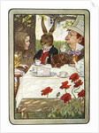 Book Illustration of a Mad Tea-Party by M.L. Kirk