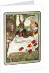Book Illustration of a Mad Tea-Party by M.L. Kirk