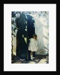 Poster of a Young Girl in a Doorway by Jessie Willcox Smith