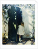 Poster of a Young Girl in a Doorway by Jessie Willcox Smith