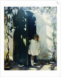 Poster of a Young Girl in a Doorway by Jessie Willcox Smith