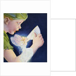 Book Illustration of Tinkerbell Saving Peter Pan by Roy Best