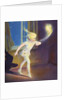 Book Illustration of Peter Pan Tiptoeing with Tinkerbell by Roy Best