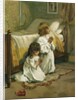 Book Illustration of Children Praying by Lizzie Lawson