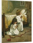Book Illustration of Children Praying by Lizzie Lawson