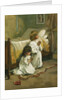 Book Illustration of Children Praying by Lizzie Lawson