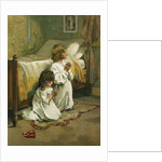 Book Illustration of Children Praying by Lizzie Lawson
