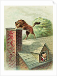 The Wolf Tries to Find a Way Into the Brick House by Blanche Fisher Wright