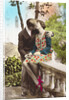 Postcard of a Couple Kissing by Anonymous