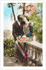 Postcard of a Couple Kissing by Anonymous