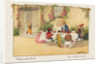 Puppenhochzeit Postcard by Pauli Ebner