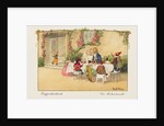 Puppenhochzeit Postcard by Pauli Ebner