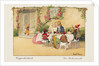 Puppenhochzeit Postcard by Pauli Ebner