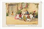 Puppenhochzeit Postcard by Pauli Ebner