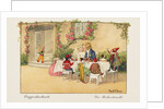 Puppenhochzeit Postcard by Pauli Ebner