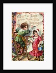 Just a Line from Your Little Daughter Postcard by Anonymous